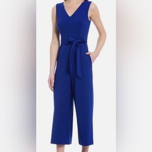Women’s Calvin Klein Blue Wide-Leg Jumpsuit, size 4